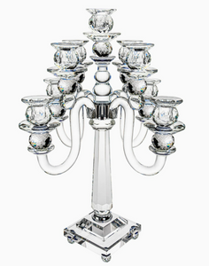 9" Light Jerusalem Candelabra