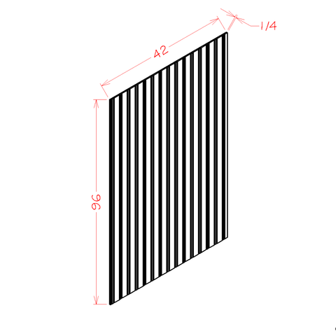 Shaker Beadboard Veneer Panel