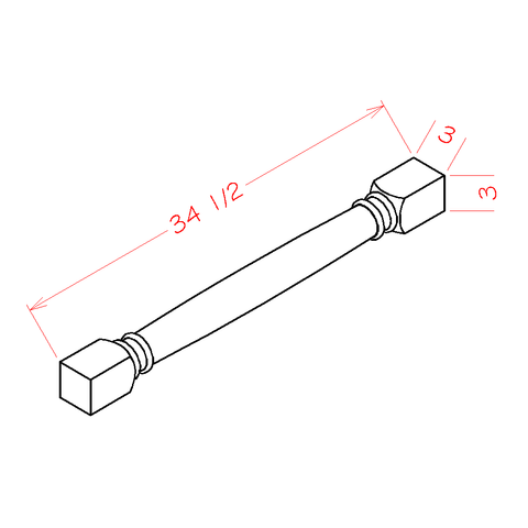 Shaker Classic Decorative Leg