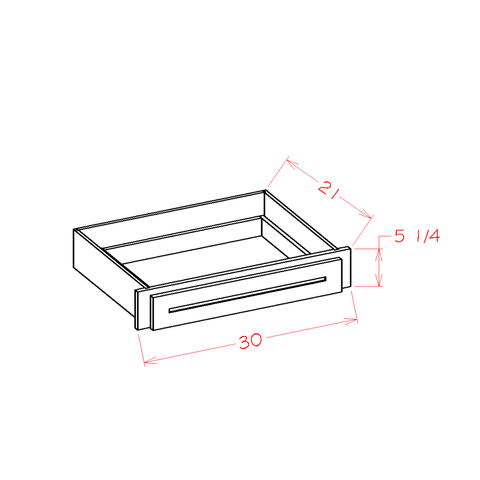 Shaker Desk Knee Drawer